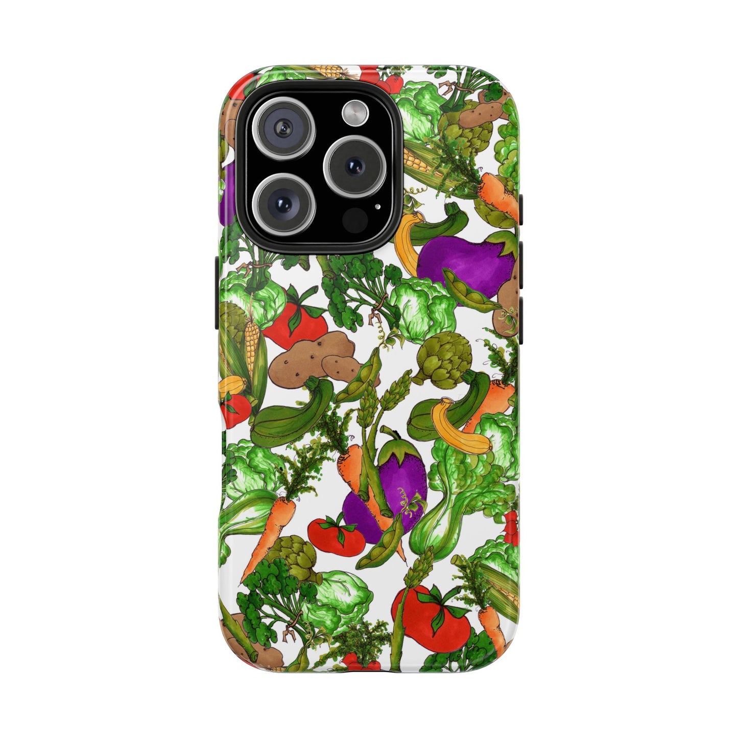 Veggie Jungle White Phone Case