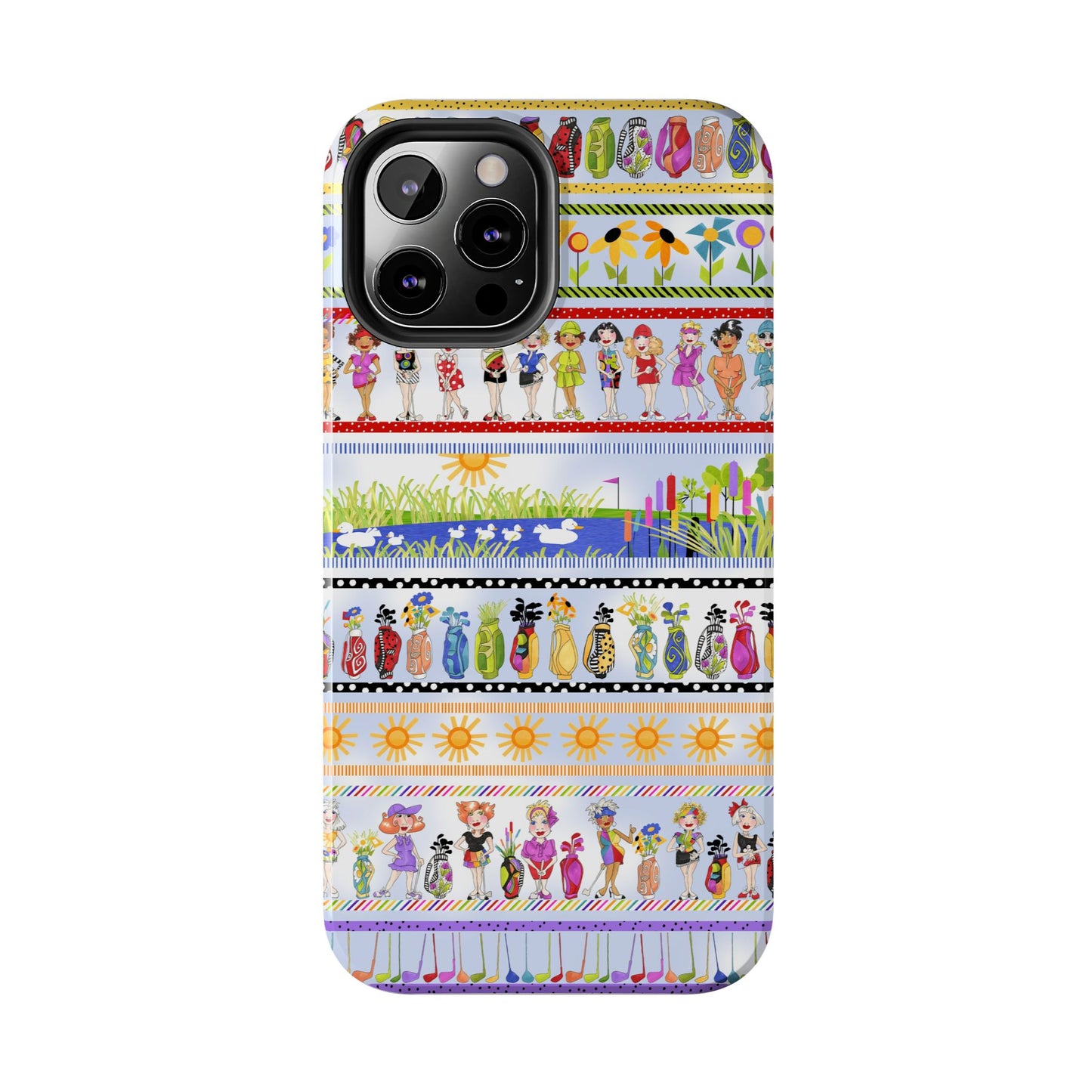 Golf Borders Blue Sky Phone Case