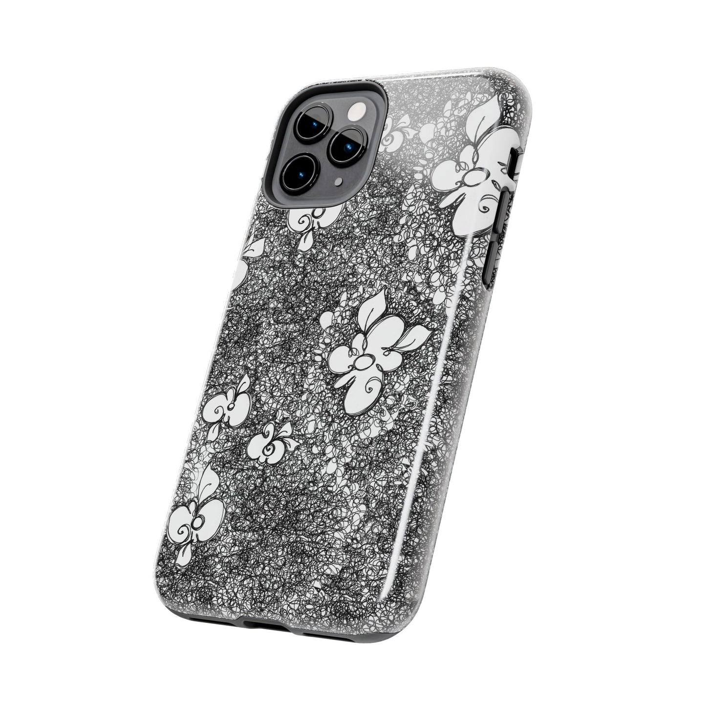 Flower Scribbles Phone Case