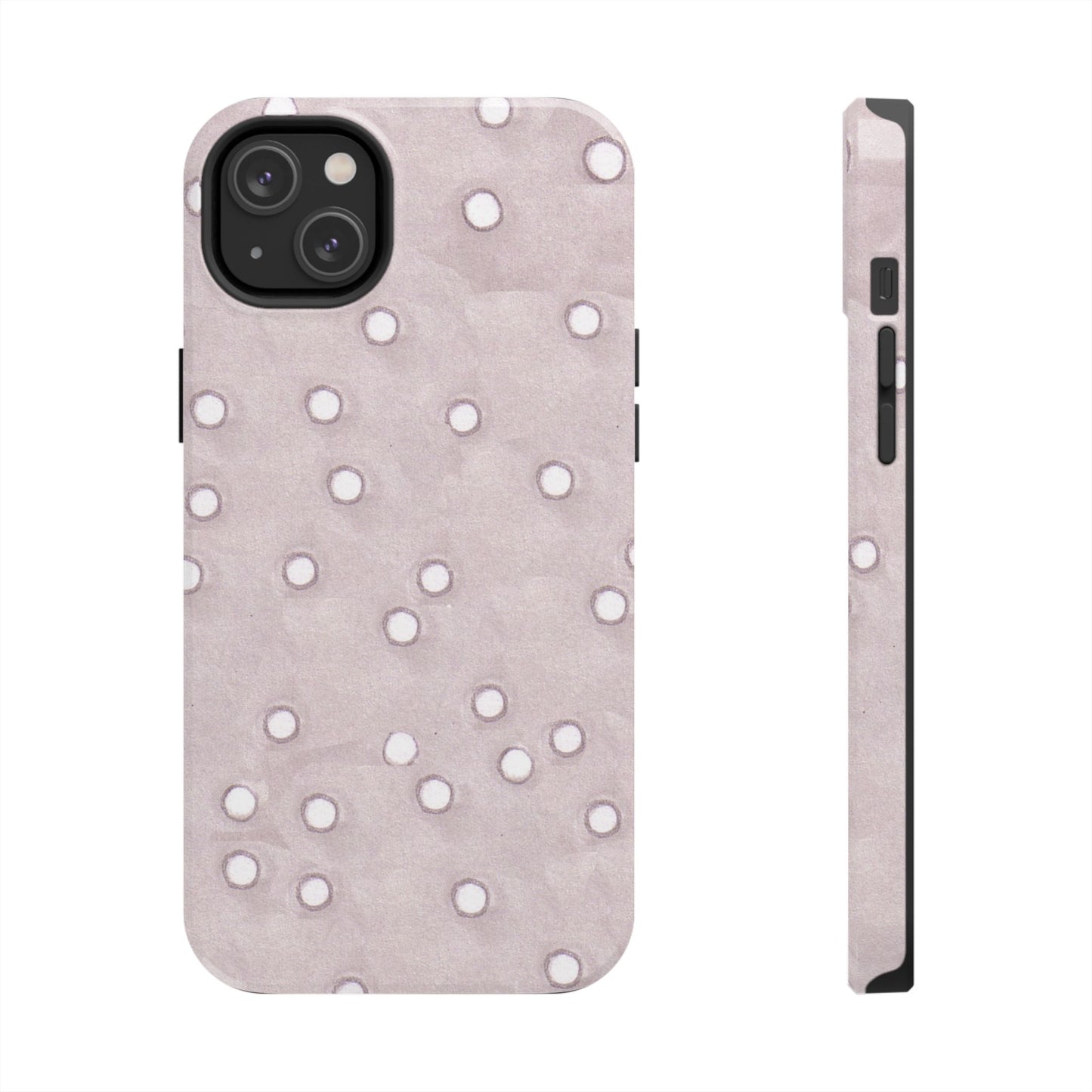 Dinky Dots Silver Phone Case