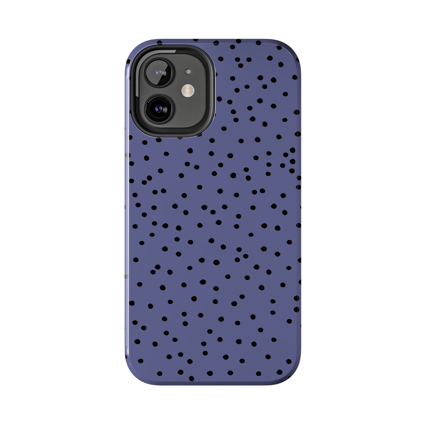Dinky Dots Blue / Black Phone Case