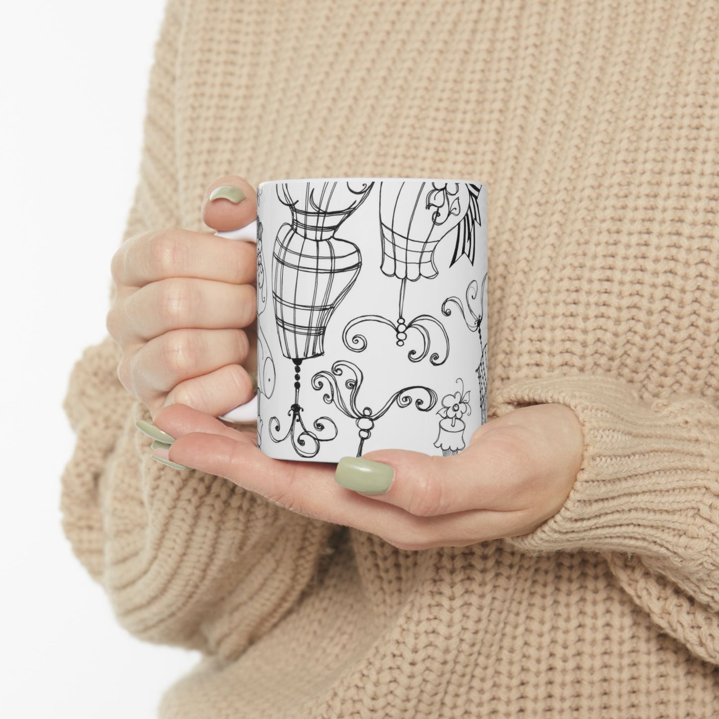 Mannequinique White / Black Cup