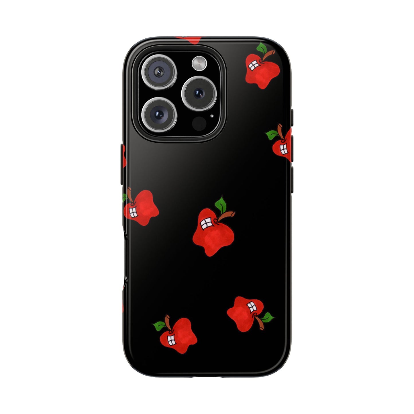 Flying Apples Black Phone Case