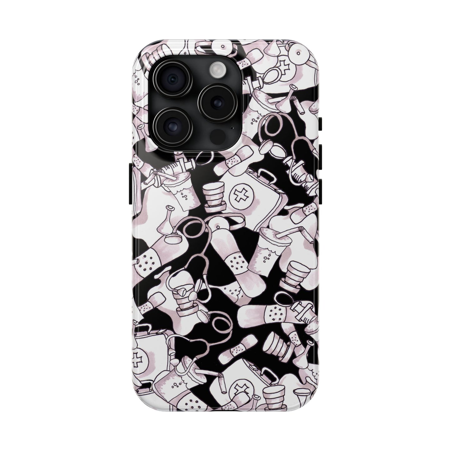 Med Stuff Black Phone Case