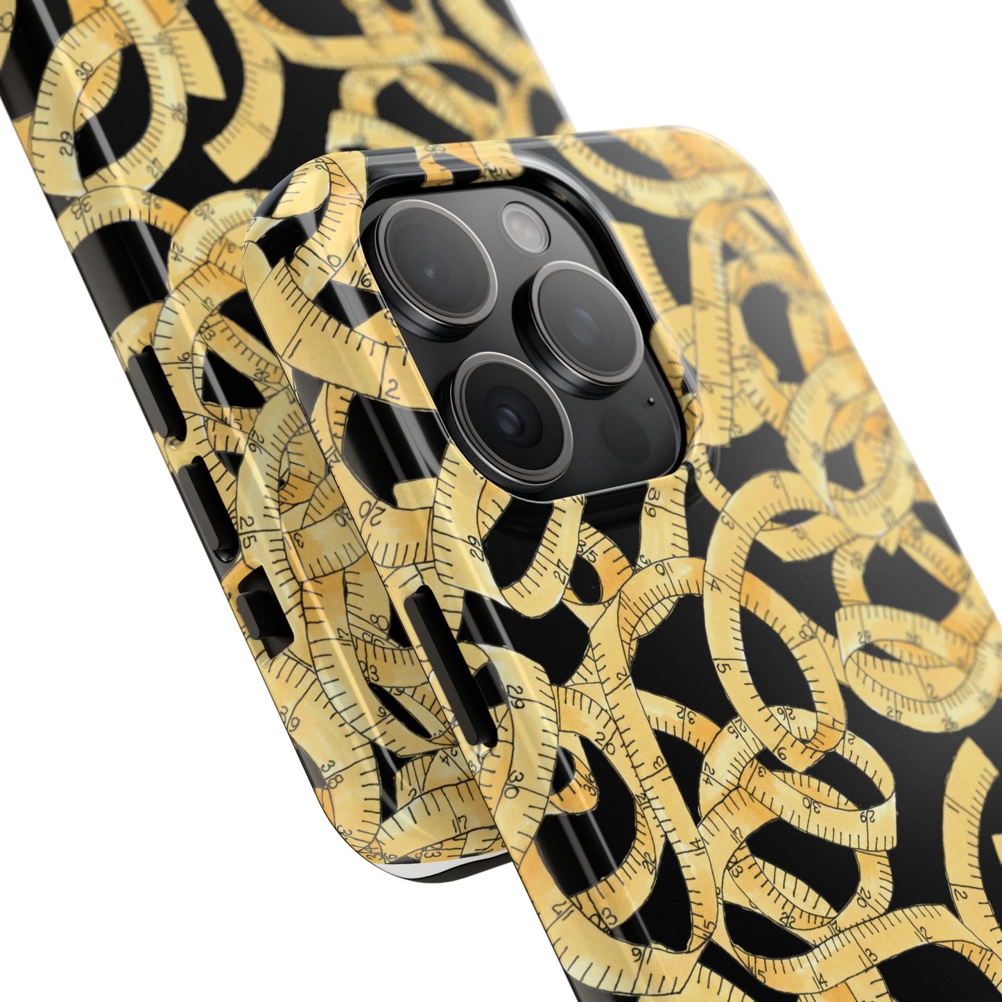 Tape Tangle Black Phone Case