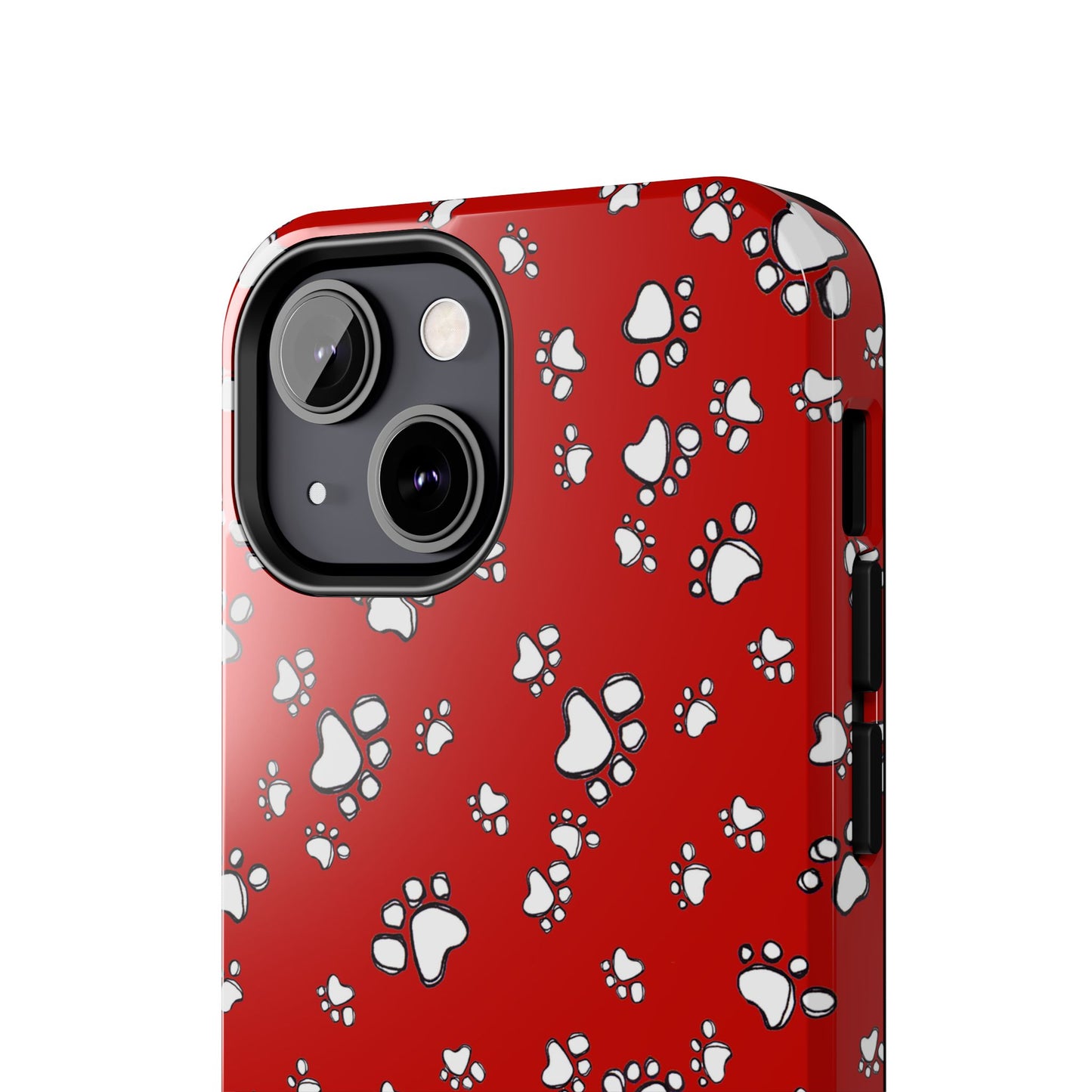 Paw Flakes Red Phone Case