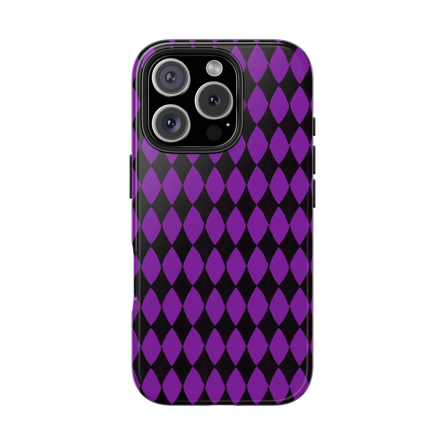 Diamond Purple / Black Phone Case