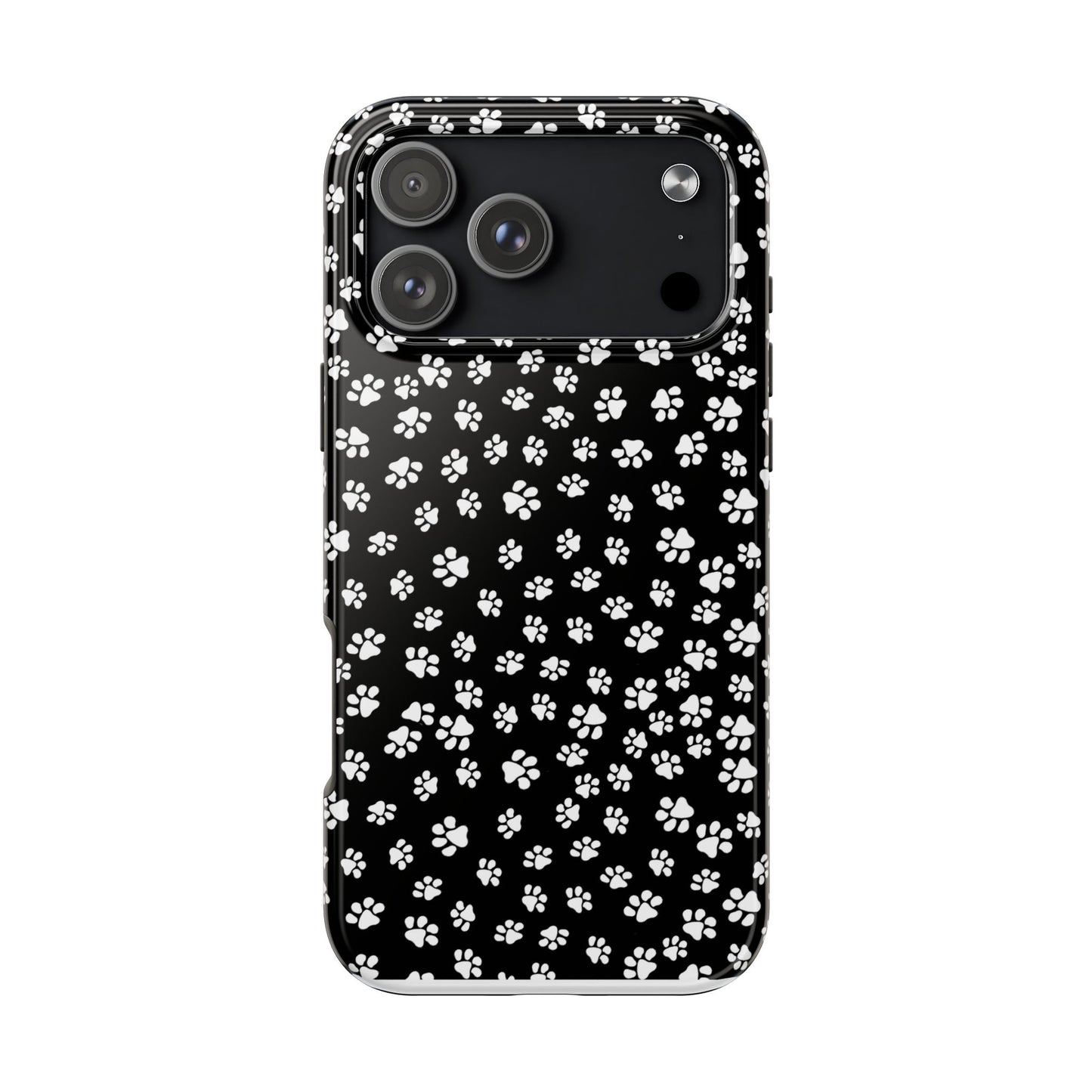 Little Paws Black / White Phone Case
