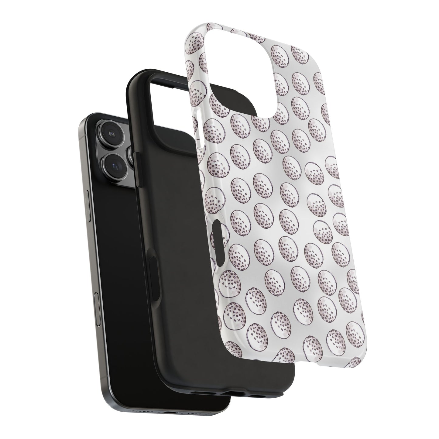 Ball Dots Gray Phone Case