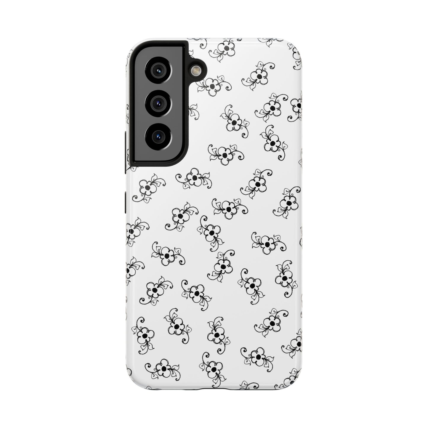 Favorite Daisies White / Black Phone Case