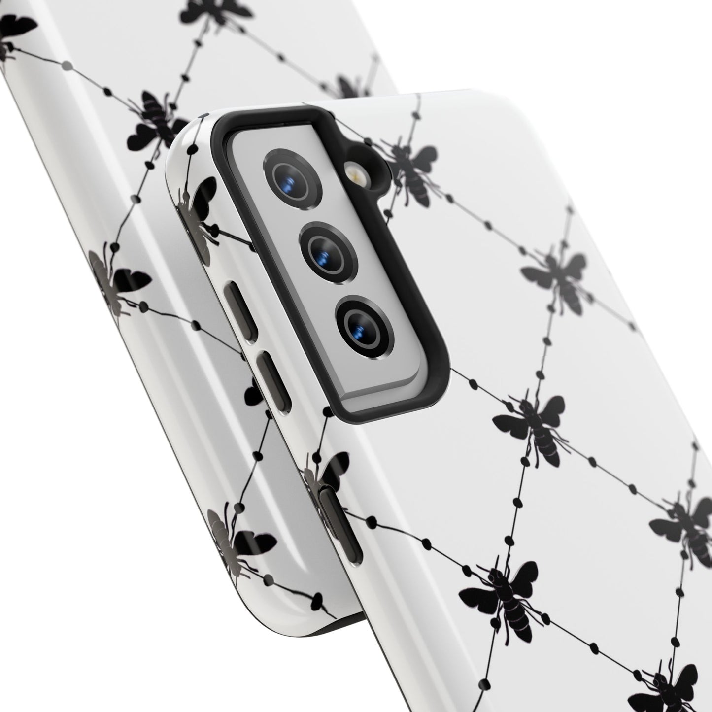 Beaded Bees White Phone Case