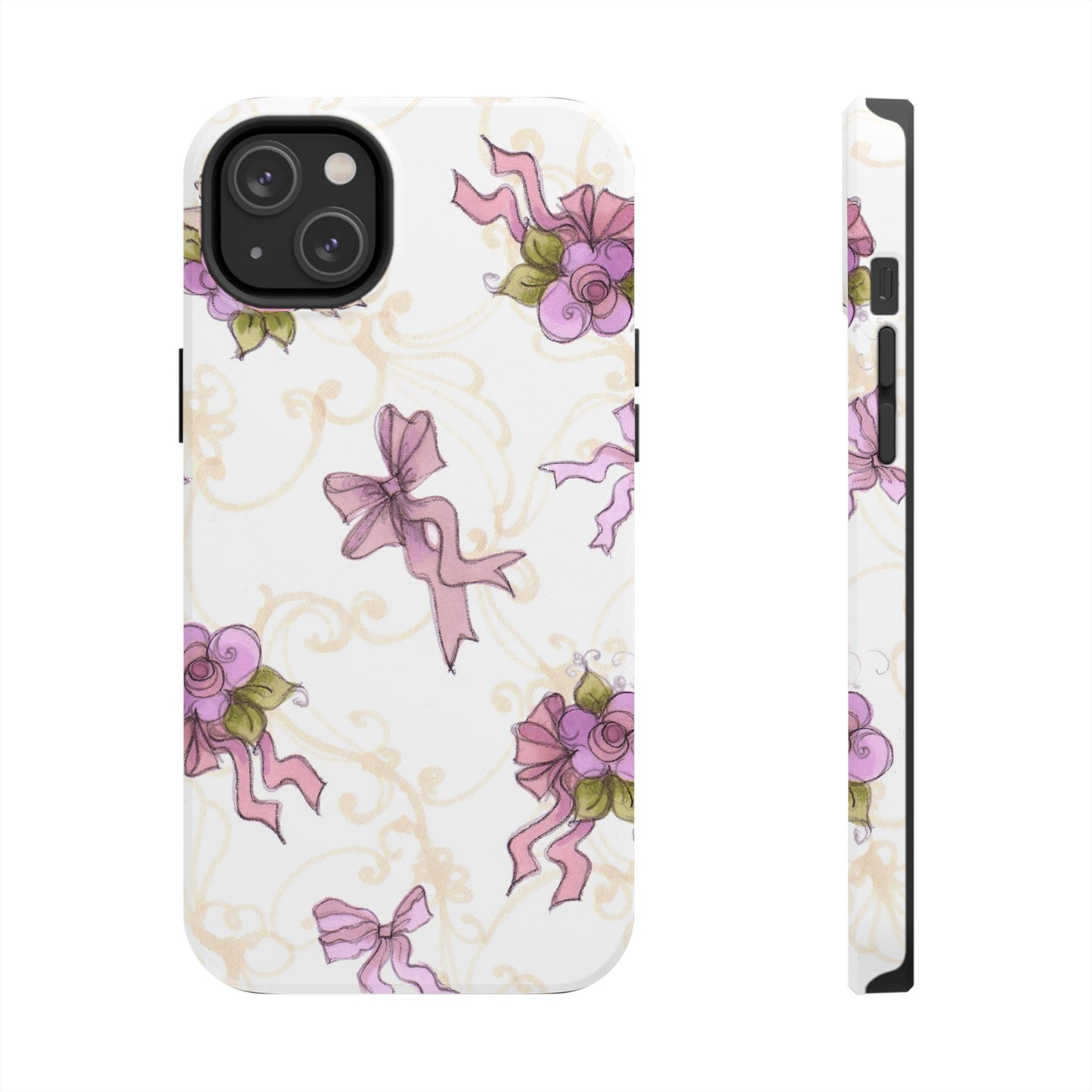 Flower Model Bow Flowers Phone Case