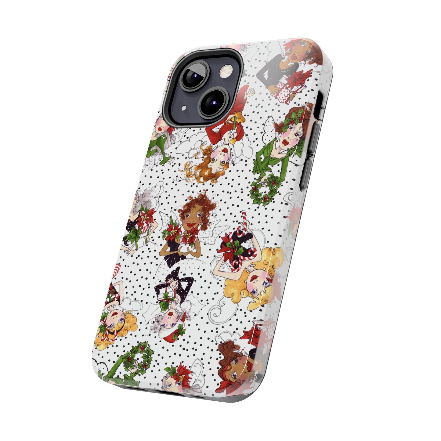 Fairy Toss White / Black Phone Case