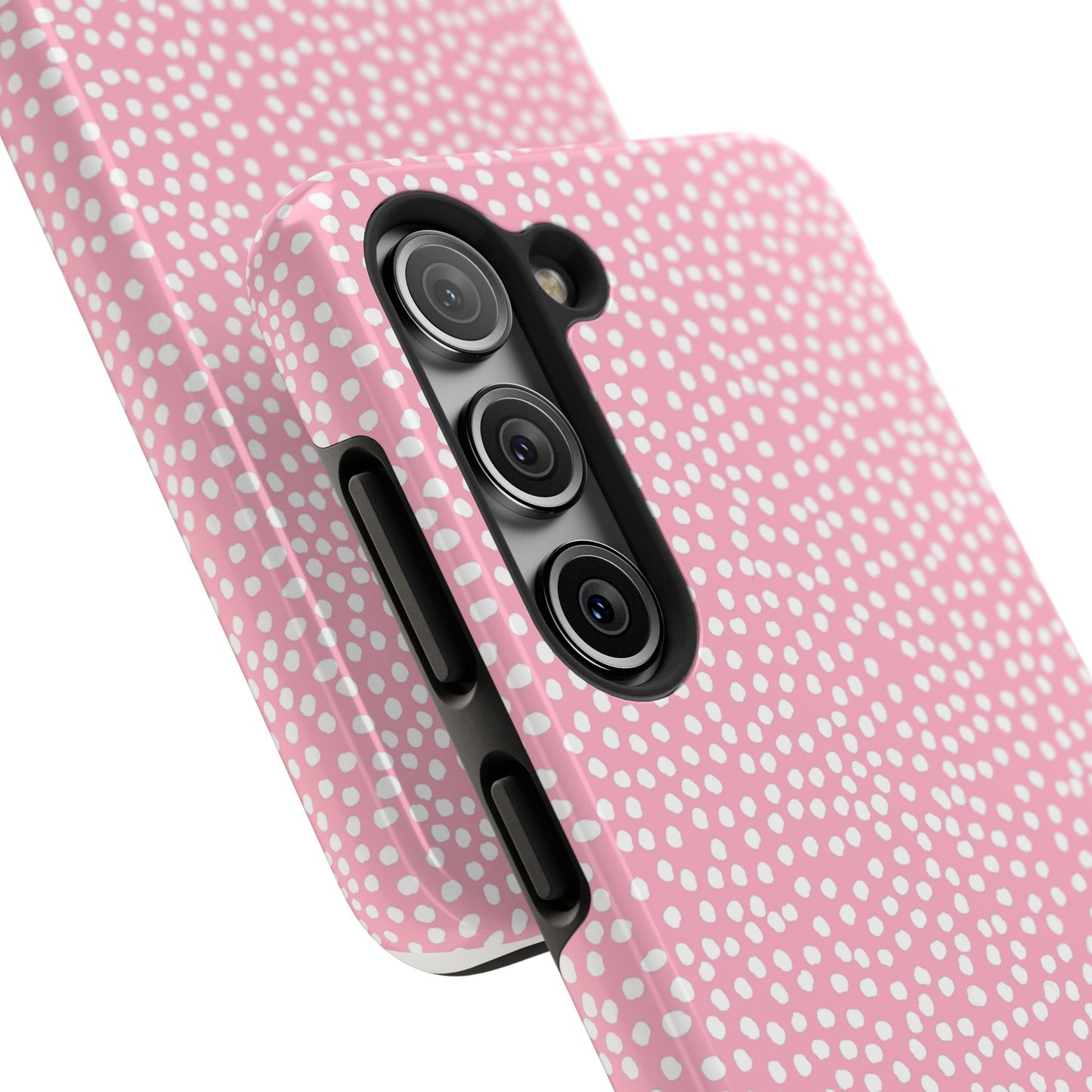 Bitty Dots Pink / White Phone Case