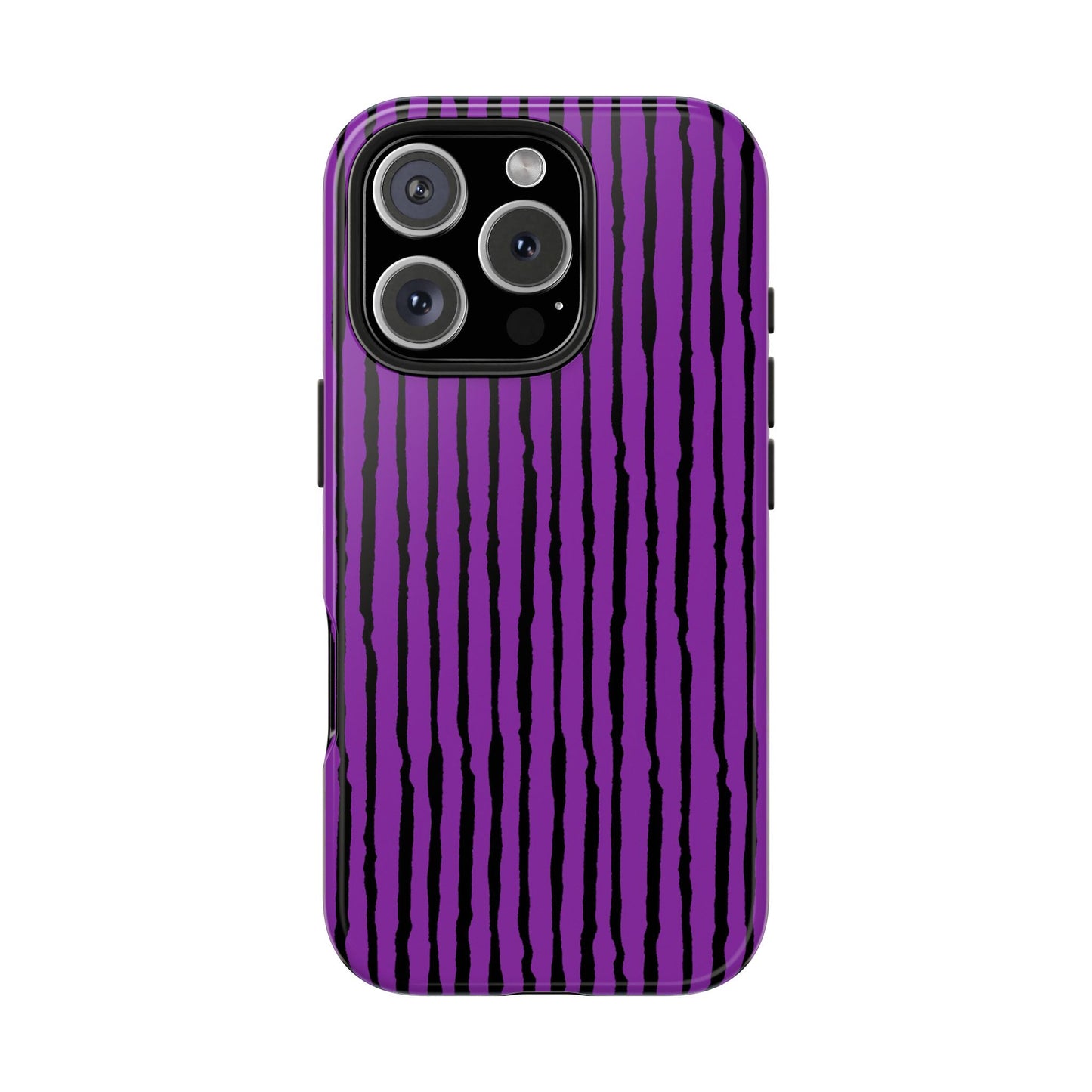 Sorta Stripe Purple / Black Phone Case