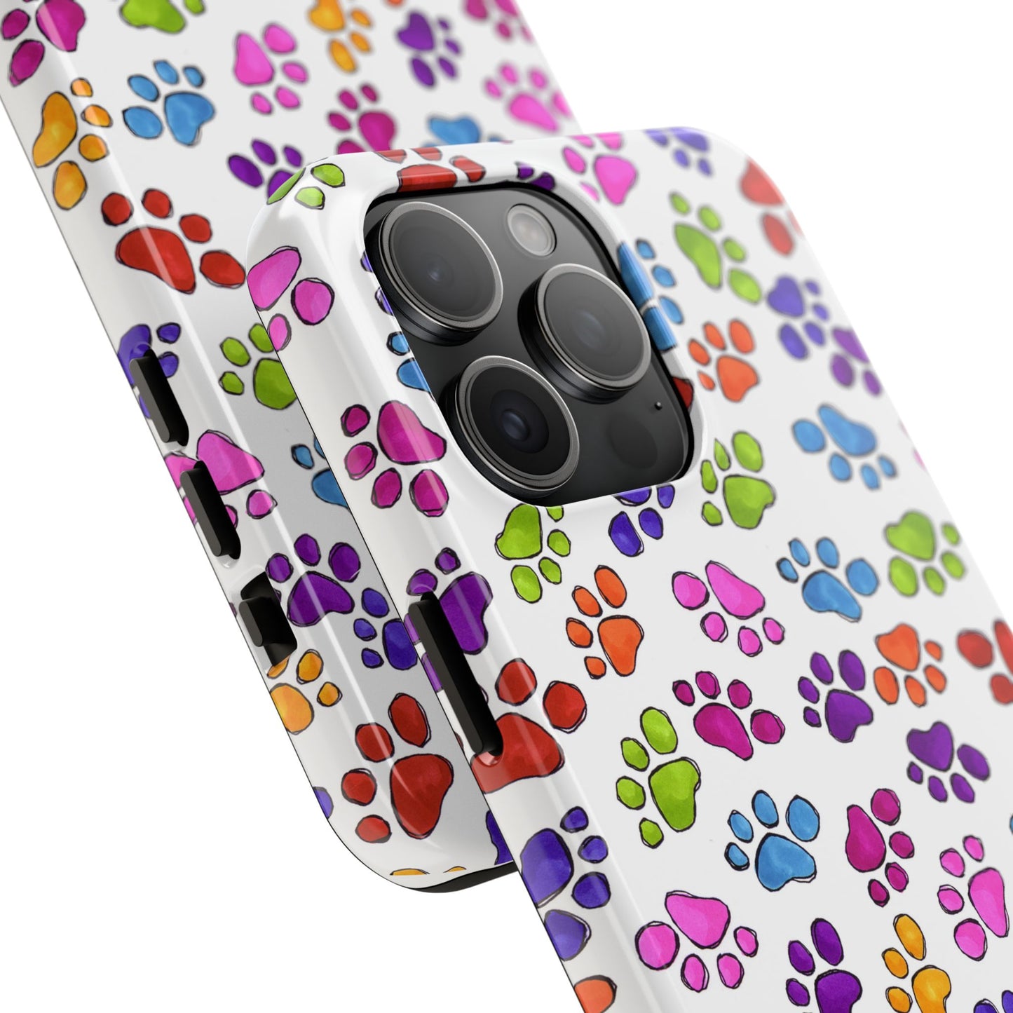 Fancy Paws White Phone Case