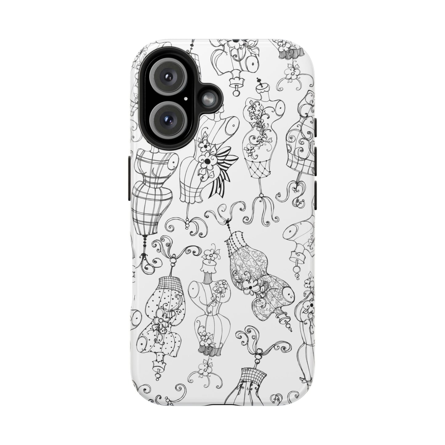 Mannequinique White / Black Phone Case
