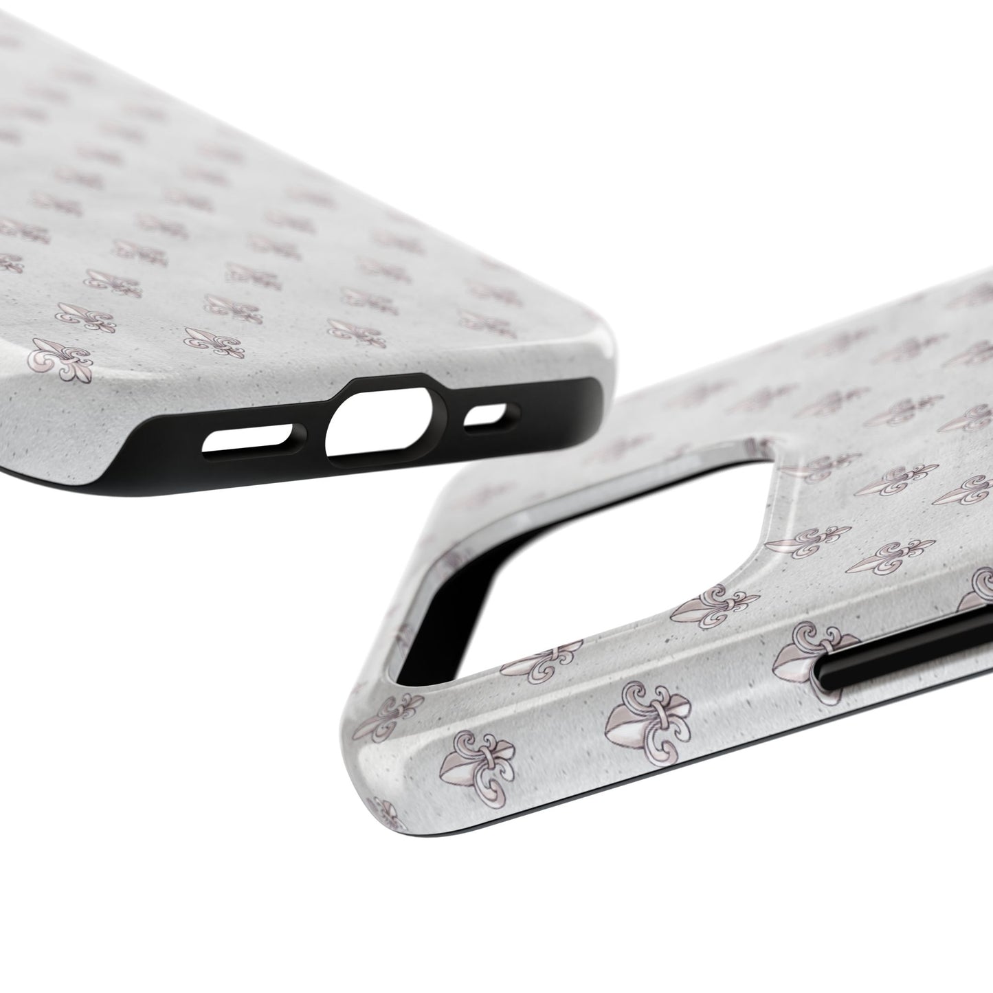 Fleurs Silver Phone Case