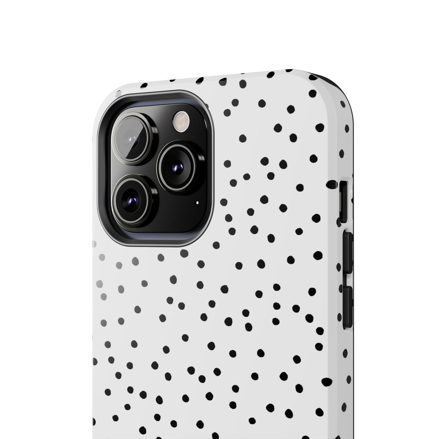Dinky Dots White / Black Phone Case