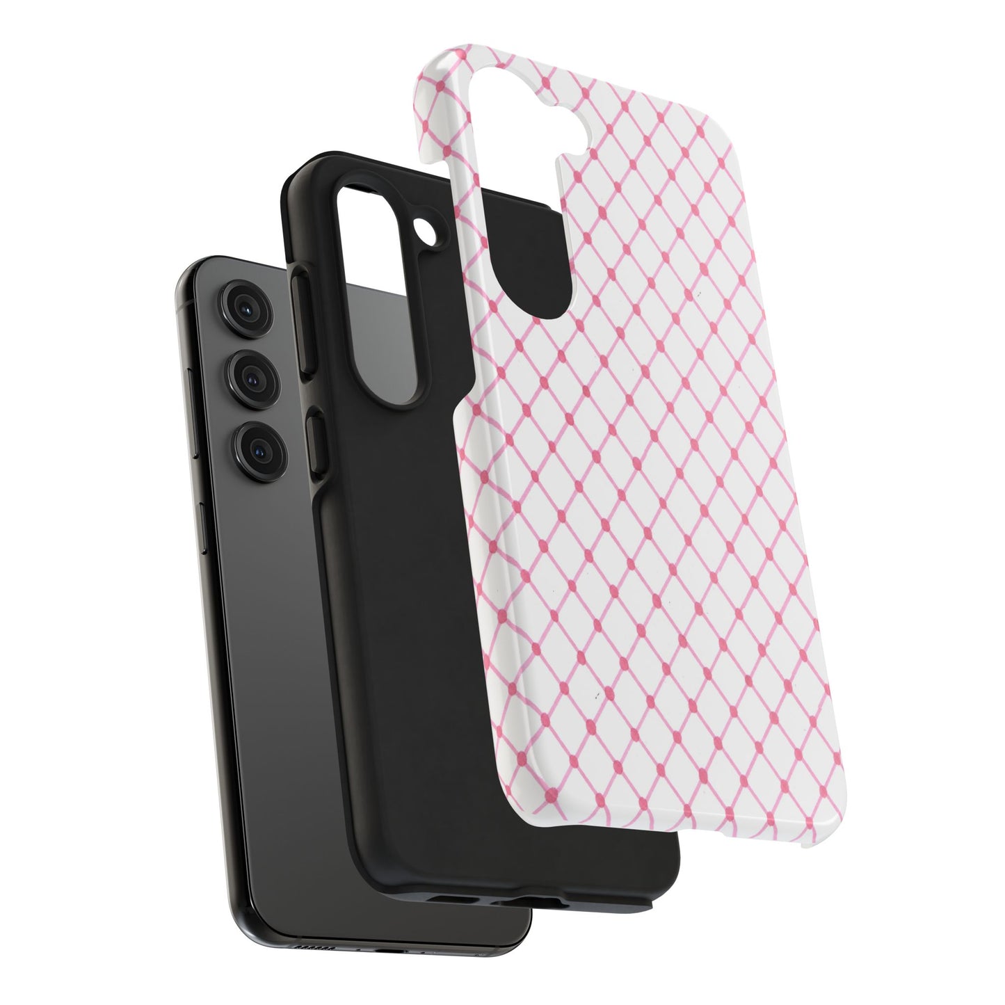 Diamond White / Pink Phone Case