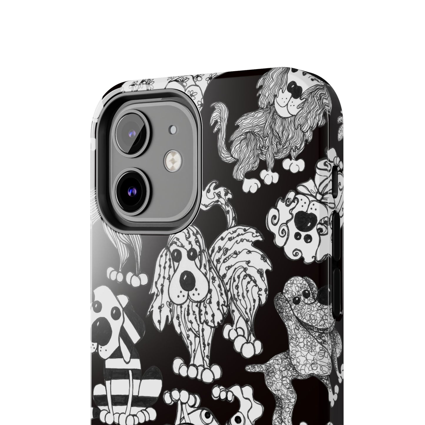 Dear Doggies Black Phone Case