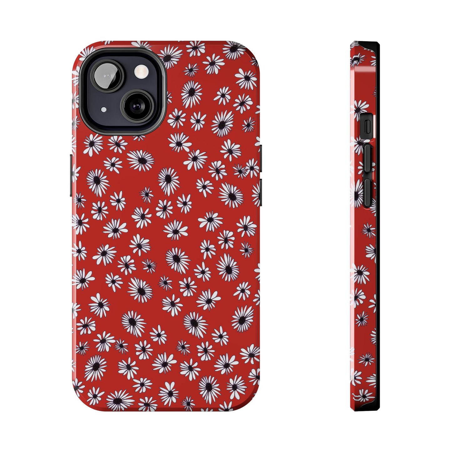Random Daisy Red / White Phone Case