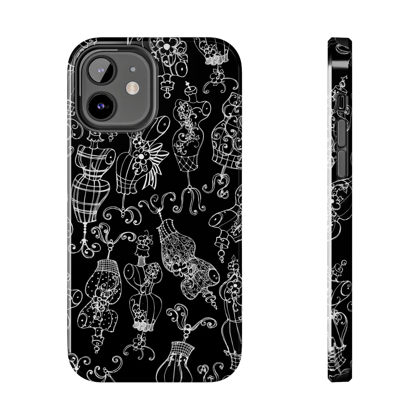 Mannequinique Black / White Phone Case