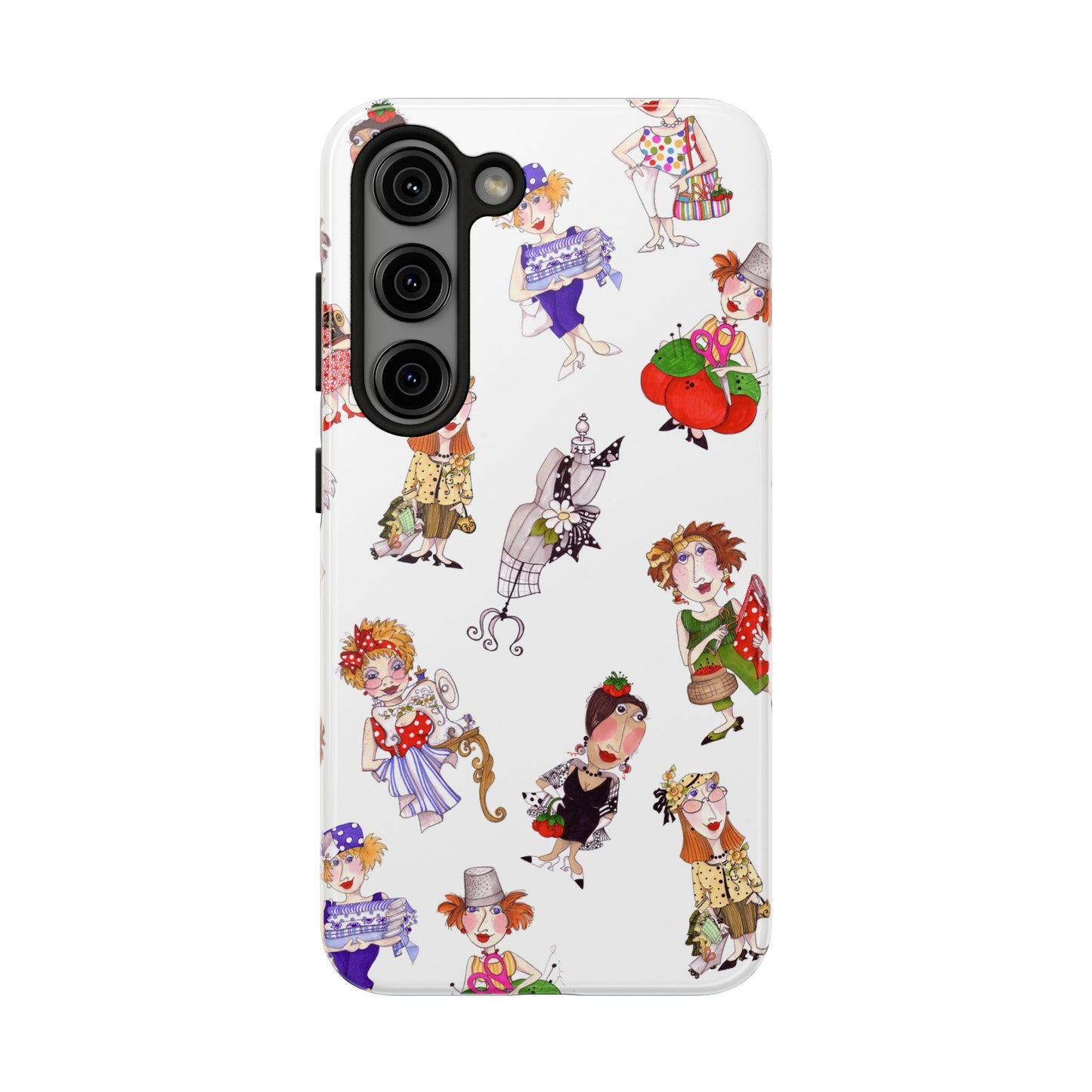 Sewphisticates White Phone Case
