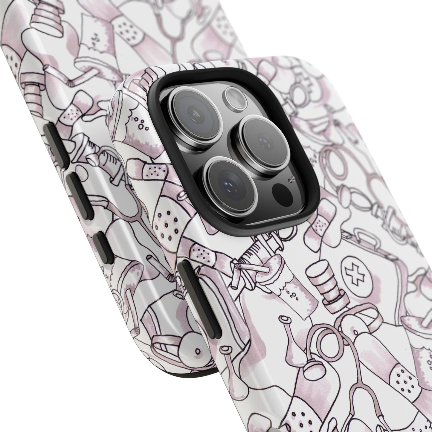 Med Stuff White Phone Case