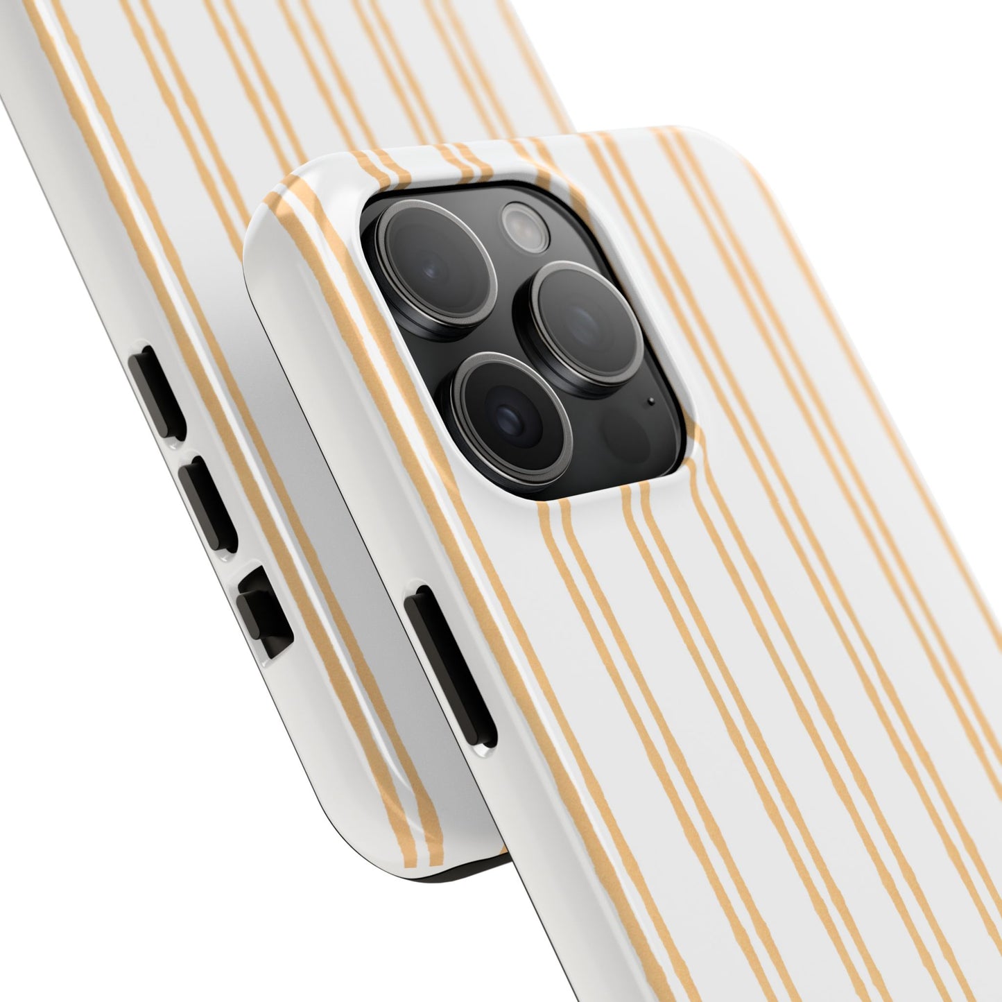 Double Stripe Yellow Phone Case