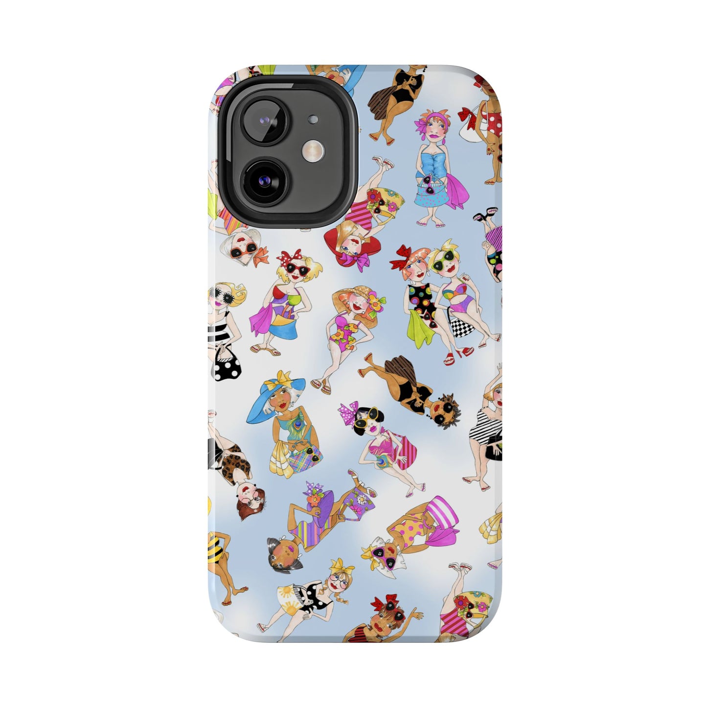 Tossed Beauties Blue Sky Phone Case
