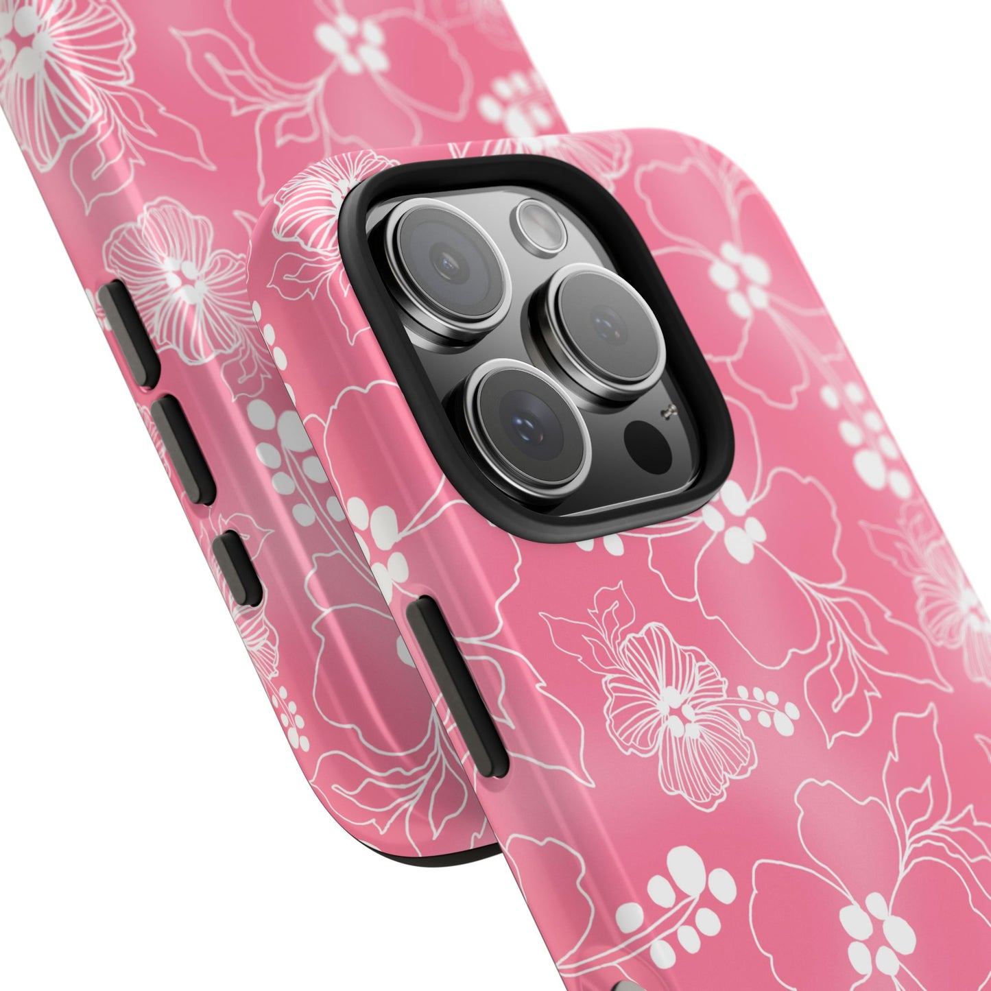 Lacey Hibiscus Pink Phone Case