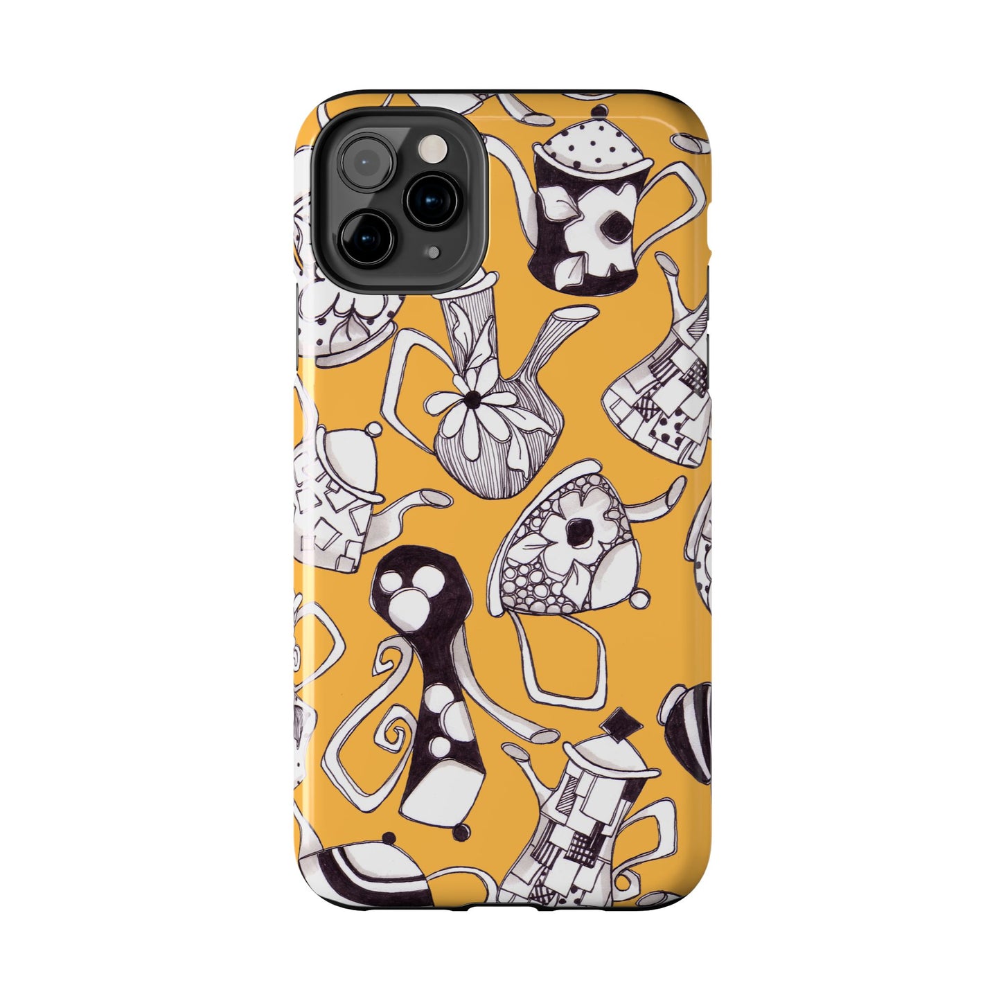 Fancy Pots Yellow Phone Case