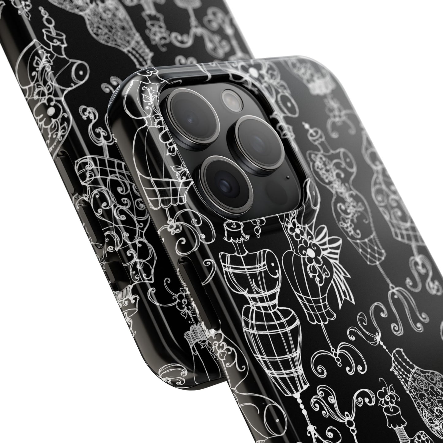 Mannequinique Black / White Phone Case