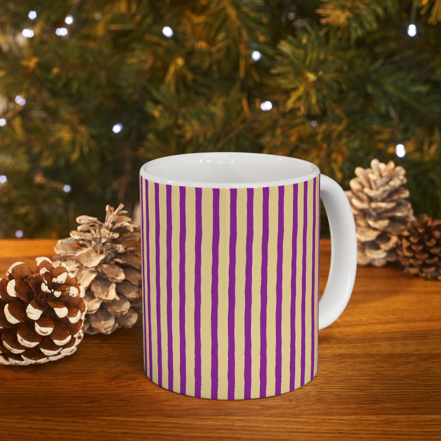 Stripe Yellow / Purple Cup