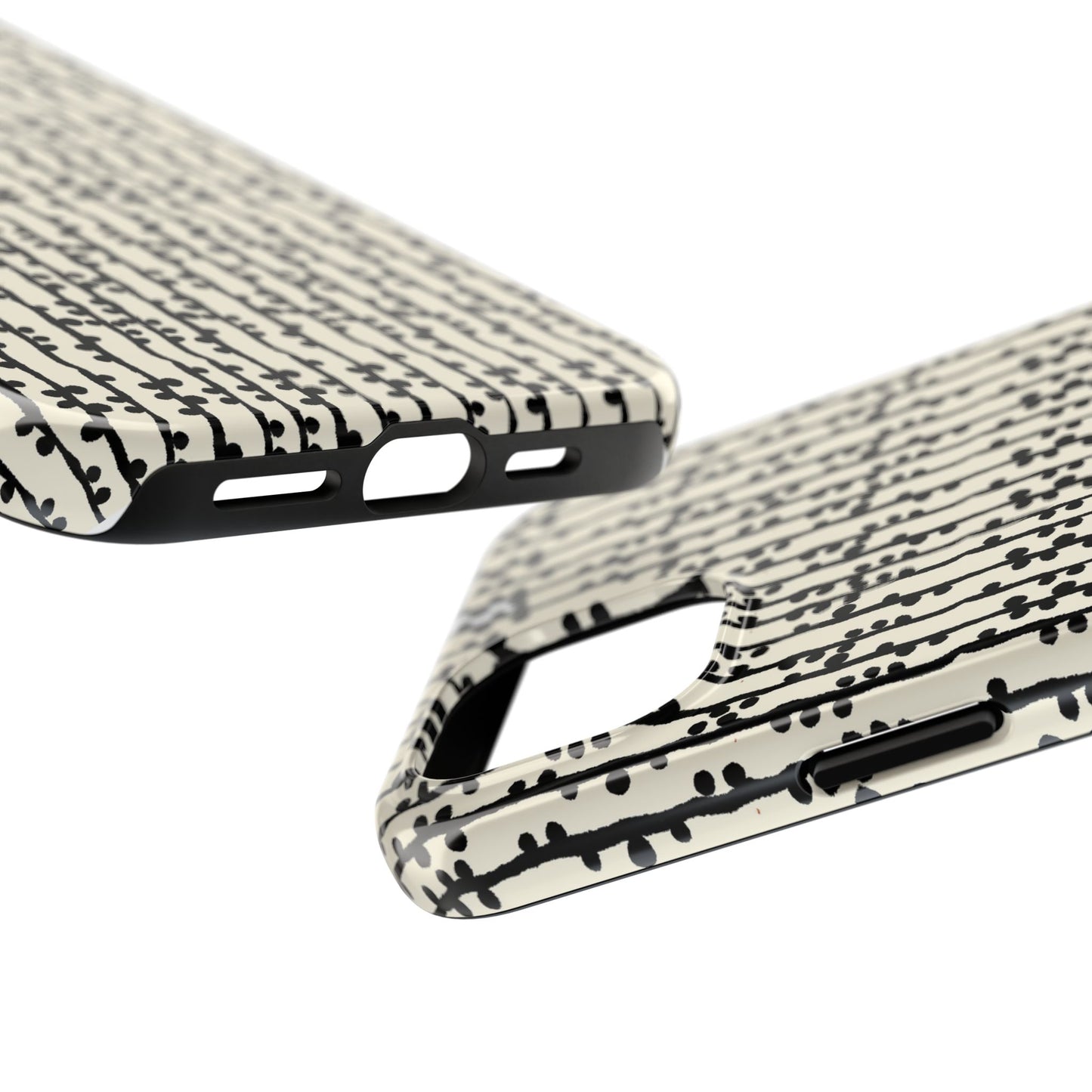 Loopy Stripe Bone Phone Case