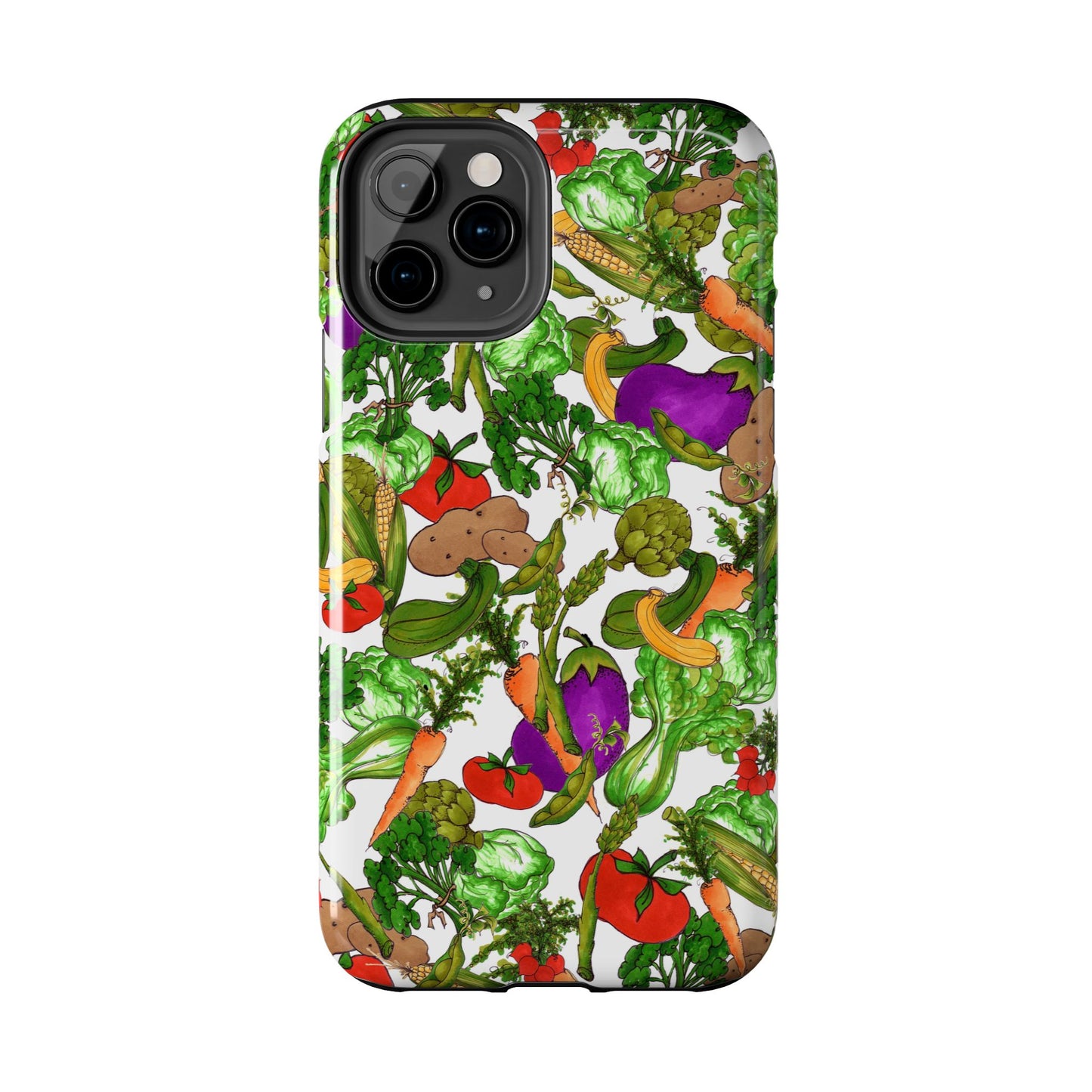 Veggie Jungle White Phone Case