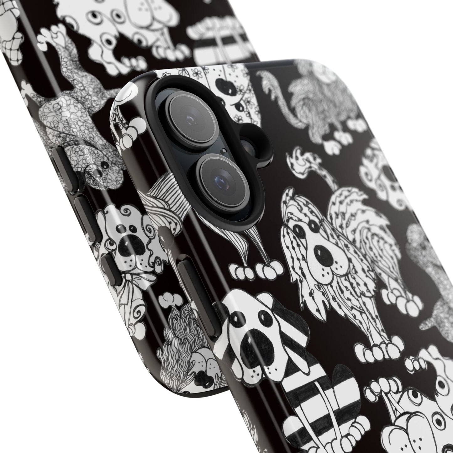 Dear Doggies Black Phone Case