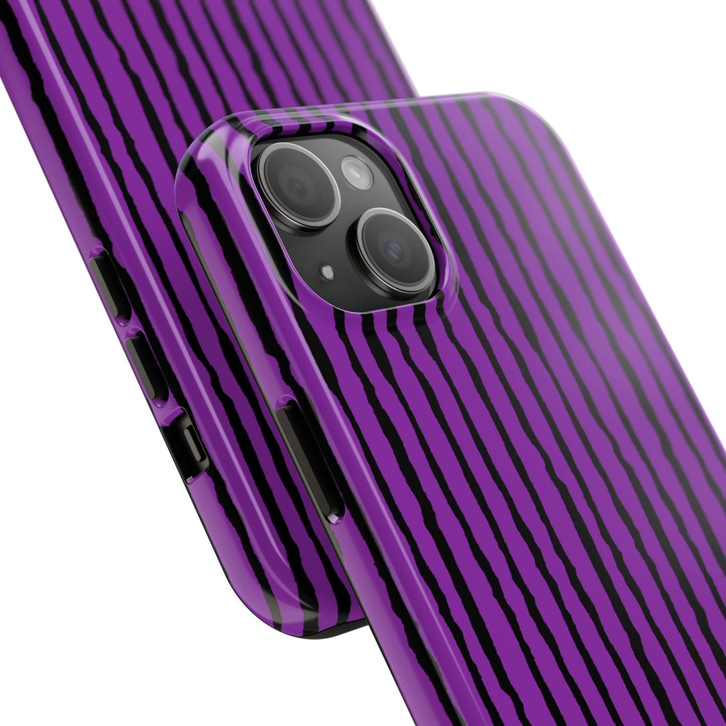 Sorta Stripe Purple / Black Phone Case