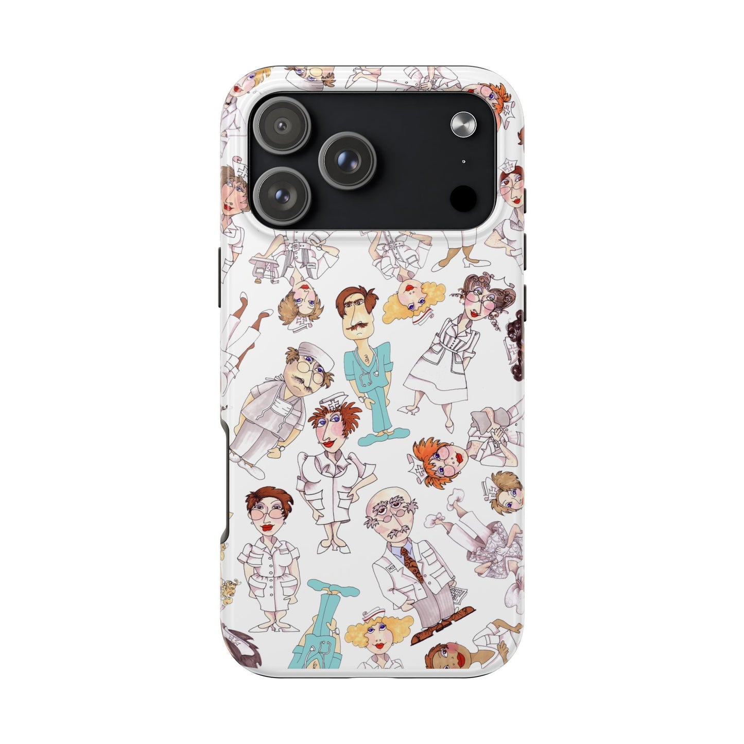 Happy Staff White Phone Case