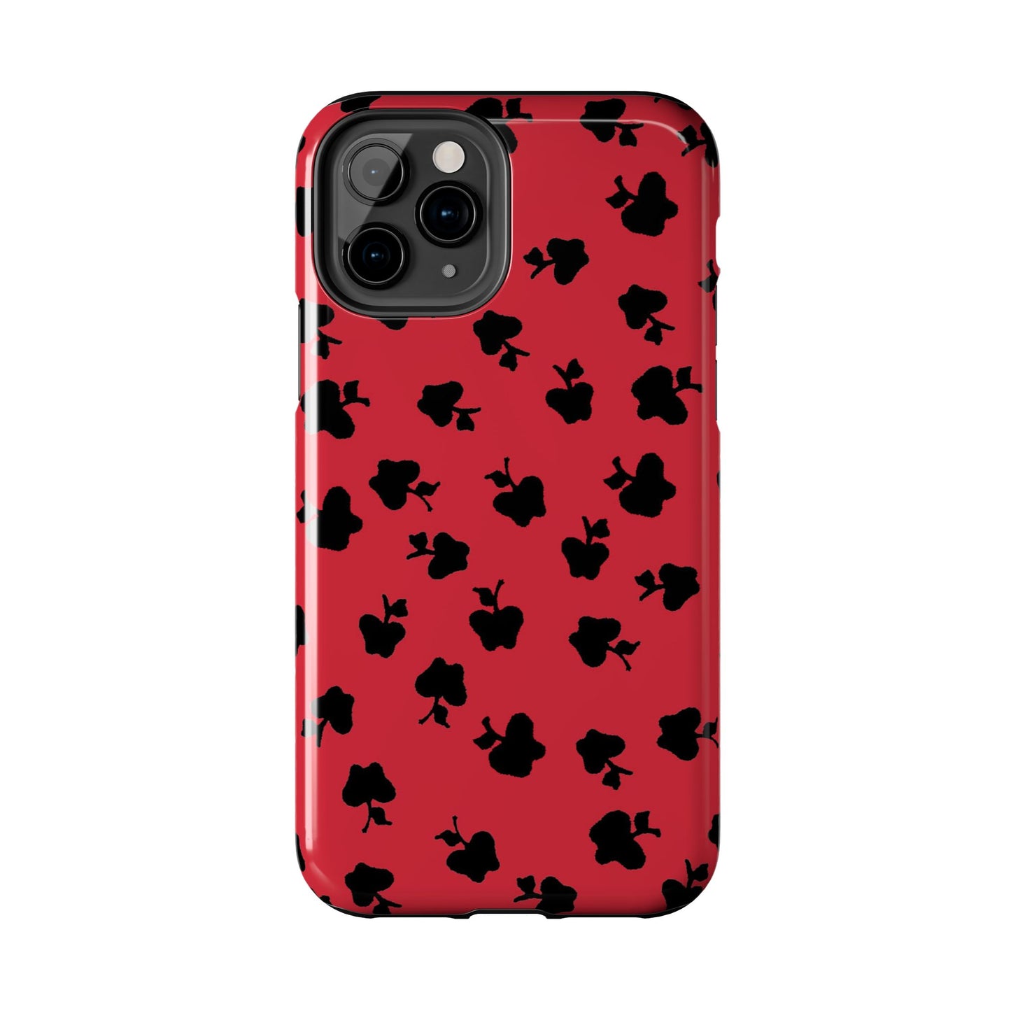 Happy Apples Red / Black Phone Case