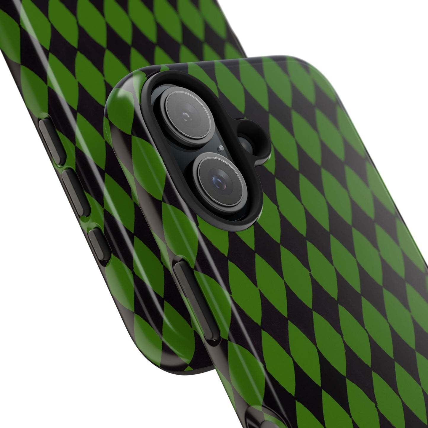 Diamond Green / Black Phone Case