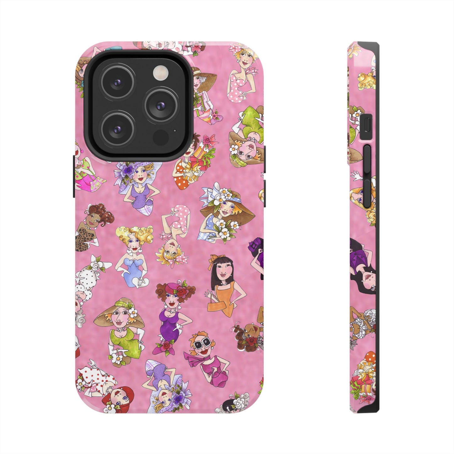 Fast Women Tossed Pink Phone Case