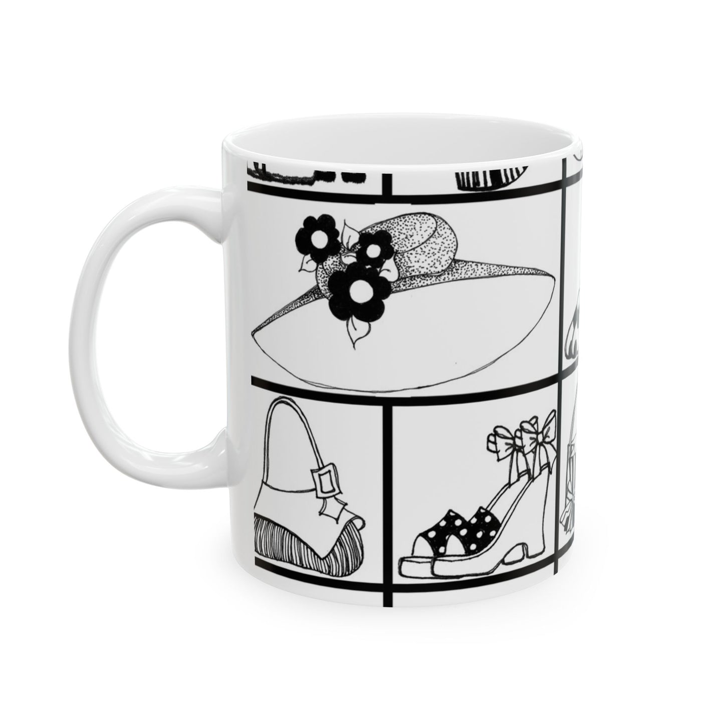 Her Shelves White Cup