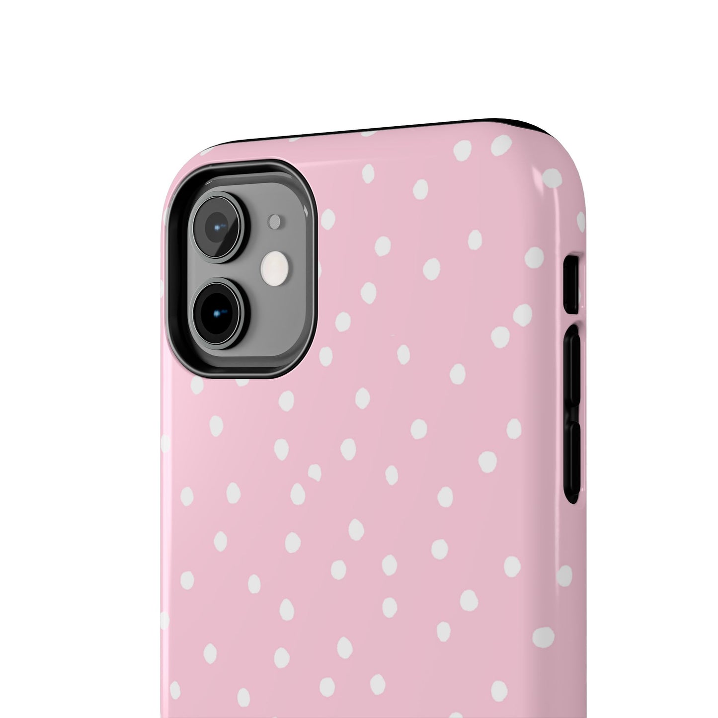 Space Dots Pink / White Phone Case