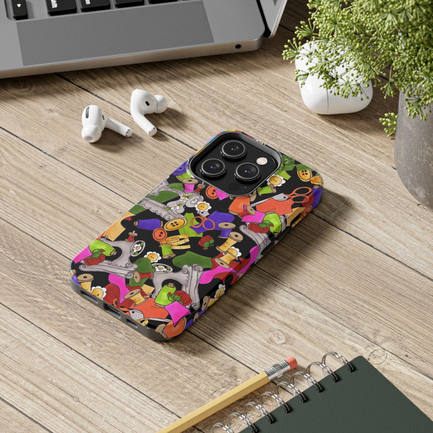 Kaleidasew Black Phone Case