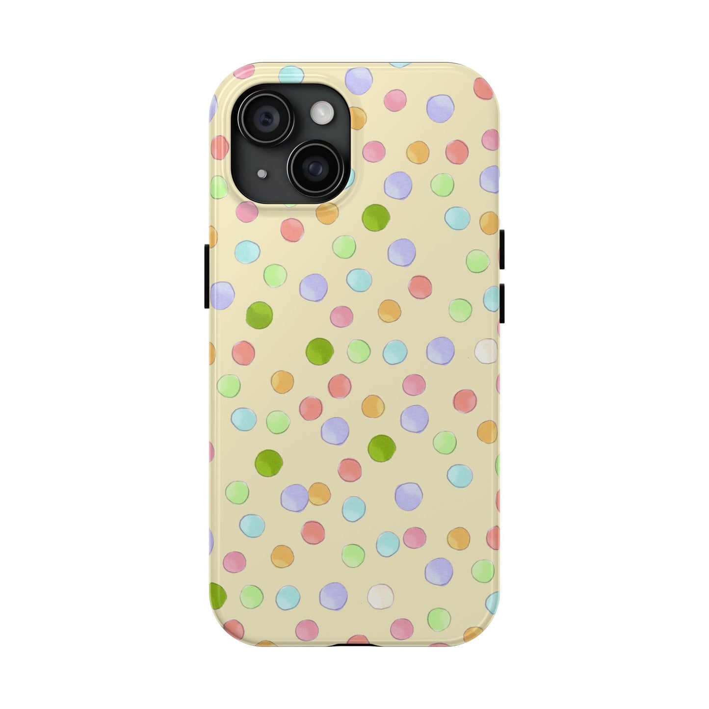 Happy Dots Yellow Phone Case