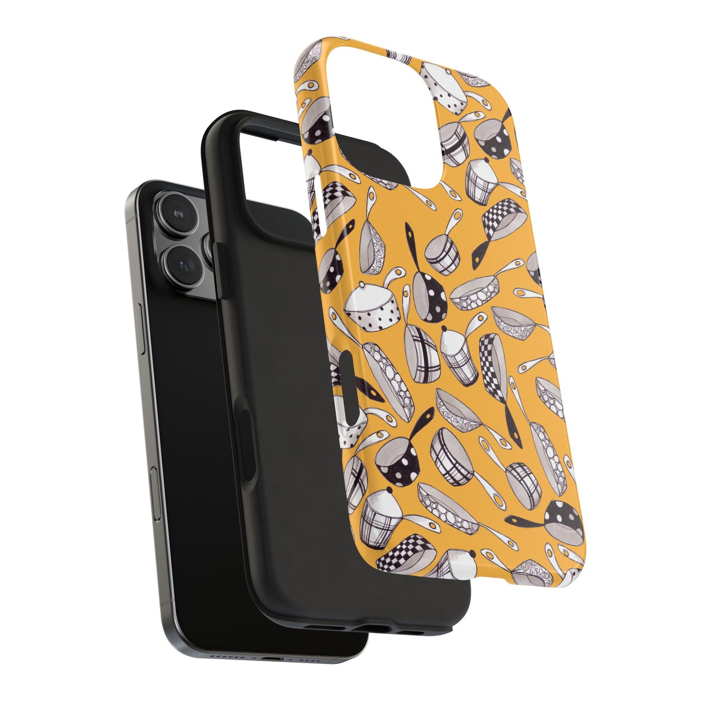 Pots & Pans Flyin' Yellow Phone Case