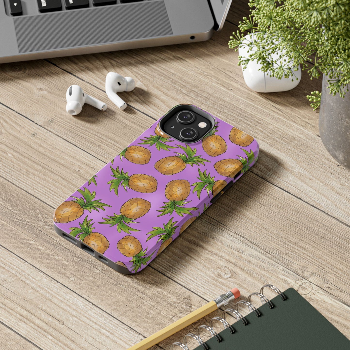 Pineapple Toss Lilac Phone Case