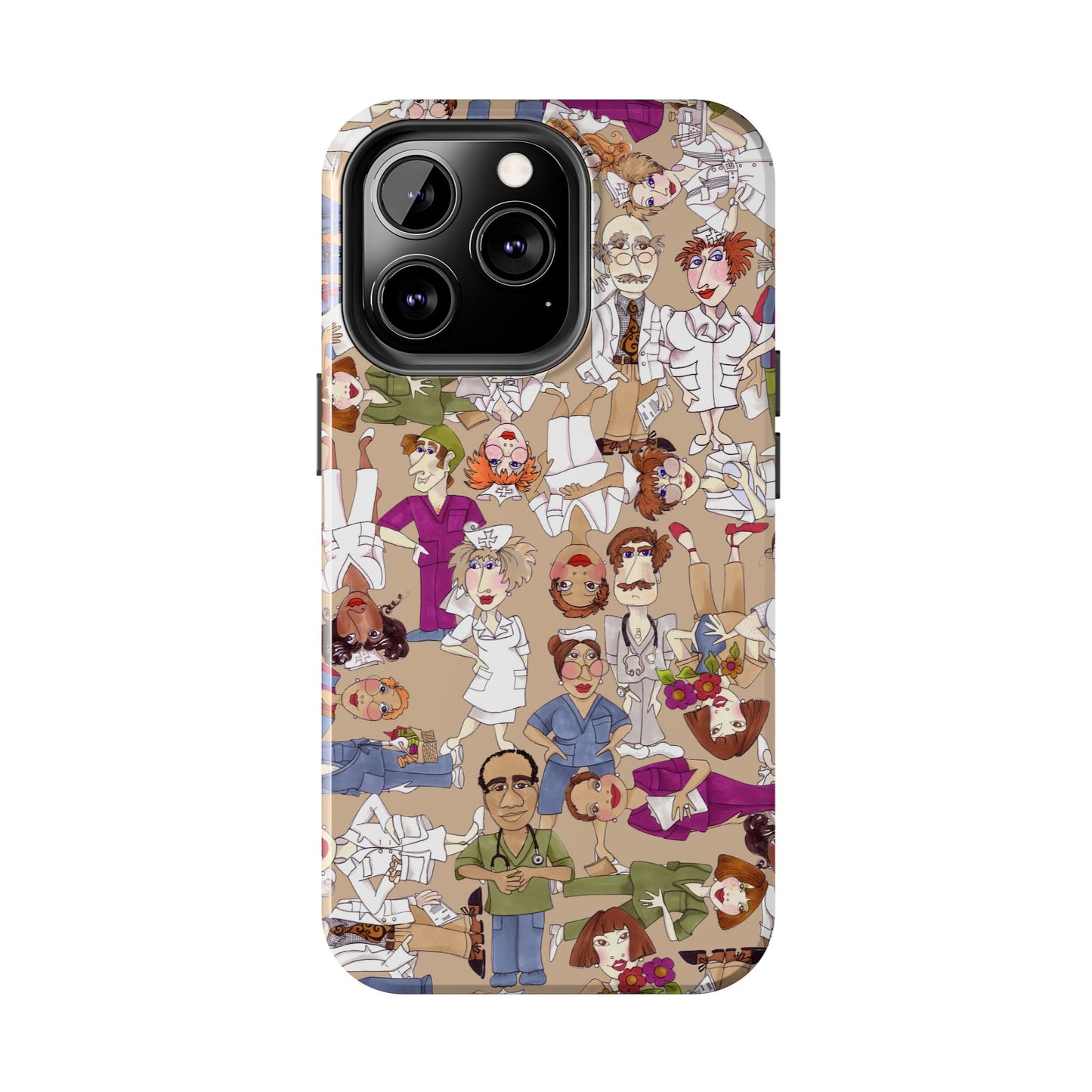 Diverse Nurse Khaki Phone Case